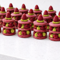 Pistachio Raspberry Macaron Tower (single serving)