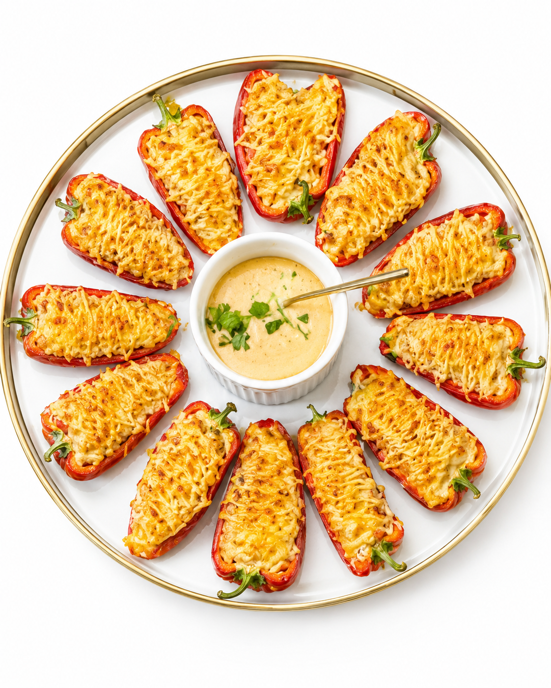 Stuffed Peppers with Spicy Chicken (per dozen)
