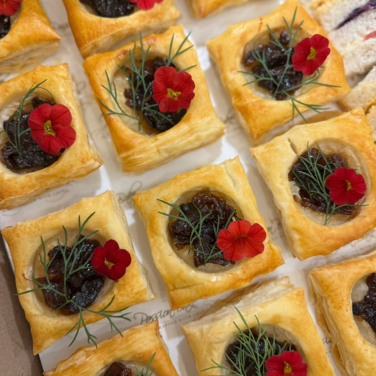 Glazed Mushroom Puffs