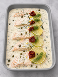 Atlantic Salmon in White Sauce
