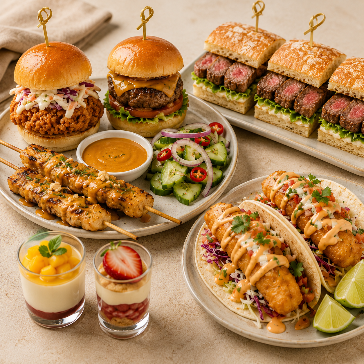 Hors-d'œuvres Package — Signature ($32 per person)